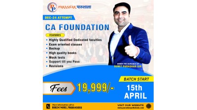 CA FOUNDATION CLASSES FACE TO FACE / LIVE@HOME FOR SEP 24/ JAN-25